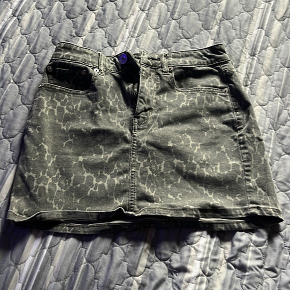 camo jean skirt - Picture 1 of 4